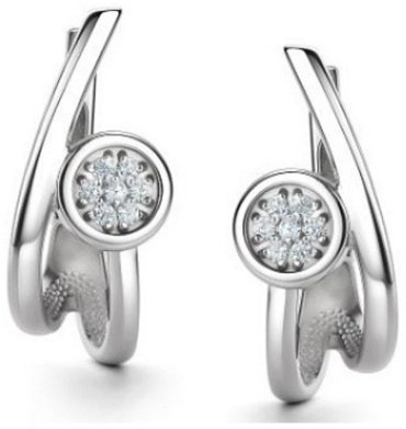 Серьги АЛЬКОР 02-4283/00КЦ-00 вес 6.21 г серебро, фианит купить,NaN
