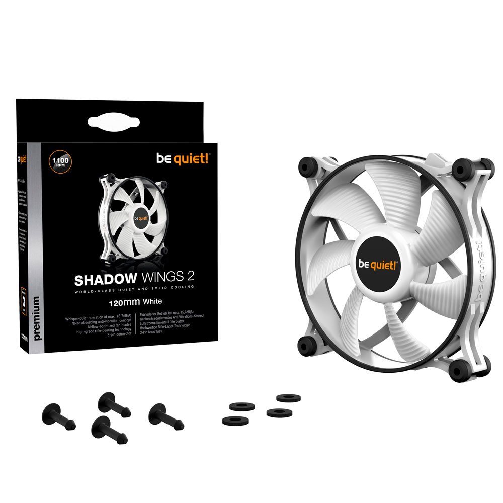 Вентилятор be quiet! Shadow Wings 2 120mm White BL088 белый купить,0
