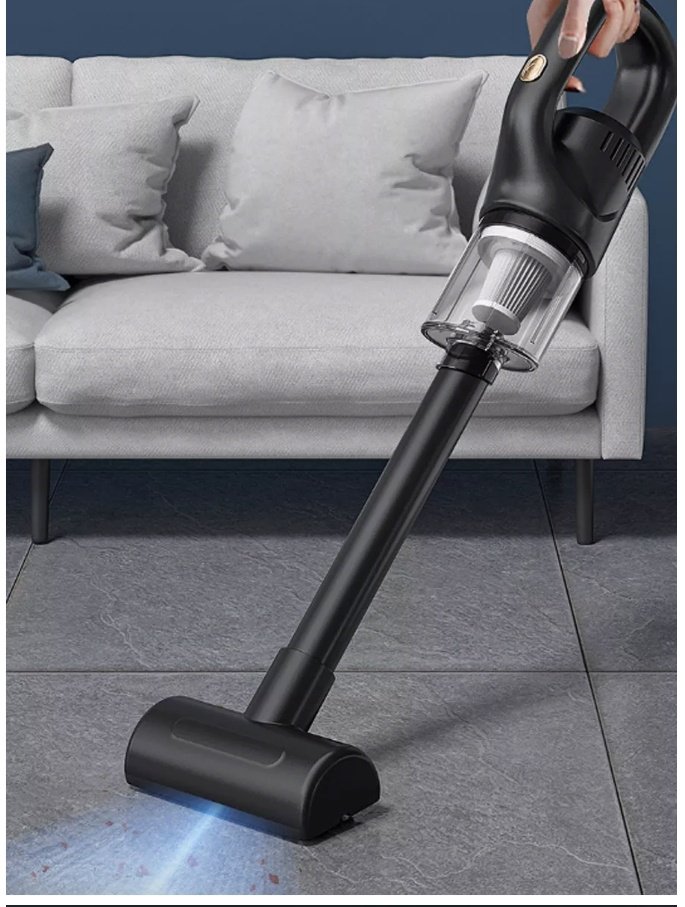 Пылесос для дома и автомобиля 2 л черный