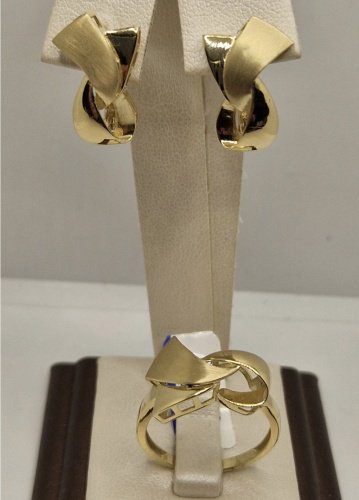 Комплект Exclusive Gold 877888 вес 7 г золото, без вставок купить,0