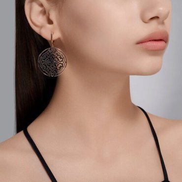 Серьги Diamant 51-121-02109-1 вес 6.59 г золото, без вставок купить,NaN