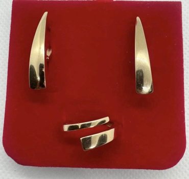 Комплект Exclusive Gold 8645788 вес 5.85 г золото, без вставок купить,396000