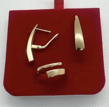 Комплект Exclusive Gold 8645788 вес 5.85 г золото, без вставок купить,396000