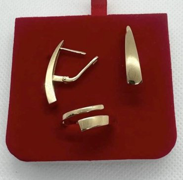 Комплект Exclusive Gold 8645788 вес 5.85 г золото, без вставок купить,396000