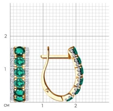 Серьги Sokolov 3020552 3.58гр купить,NaN