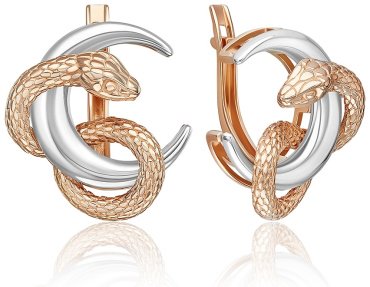 Серьги PLATINA 02-5292-00-000-1111 вес 5.32 золото, без вставок купить,NaN