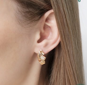Серьги PLATINA 02-5369-00-000-1130ZAR вес 3.79 г золото, без вставок купить,NaN