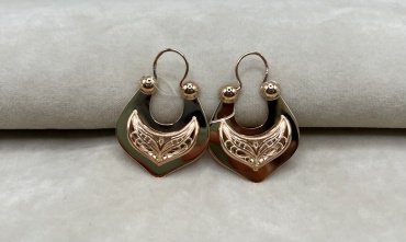 Серьги 13503001_37081 вес 7.52 г золото, без вставок купить,NaN