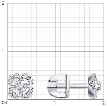 Пусеты Sokolov 1022284-3 1.62гр купить,NaN