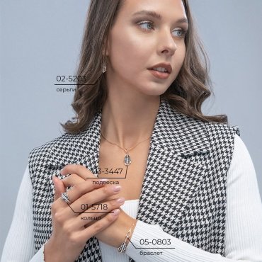 Серьги PLATINA 02-5203-00-401-1111 вес 4.47 г золото, фианит, эмаль купить,NaN