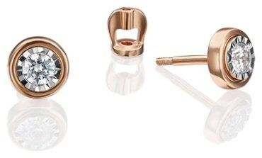 Серьги PLATINA 02-4303-00-501-1111-38 вес 1.87 г золото, фианит Swarovski купить,NaN