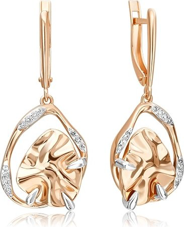 Серьги PLATINA 02-5104-00-201-1110 вес 4.85 г золото, топаз купить,NaN