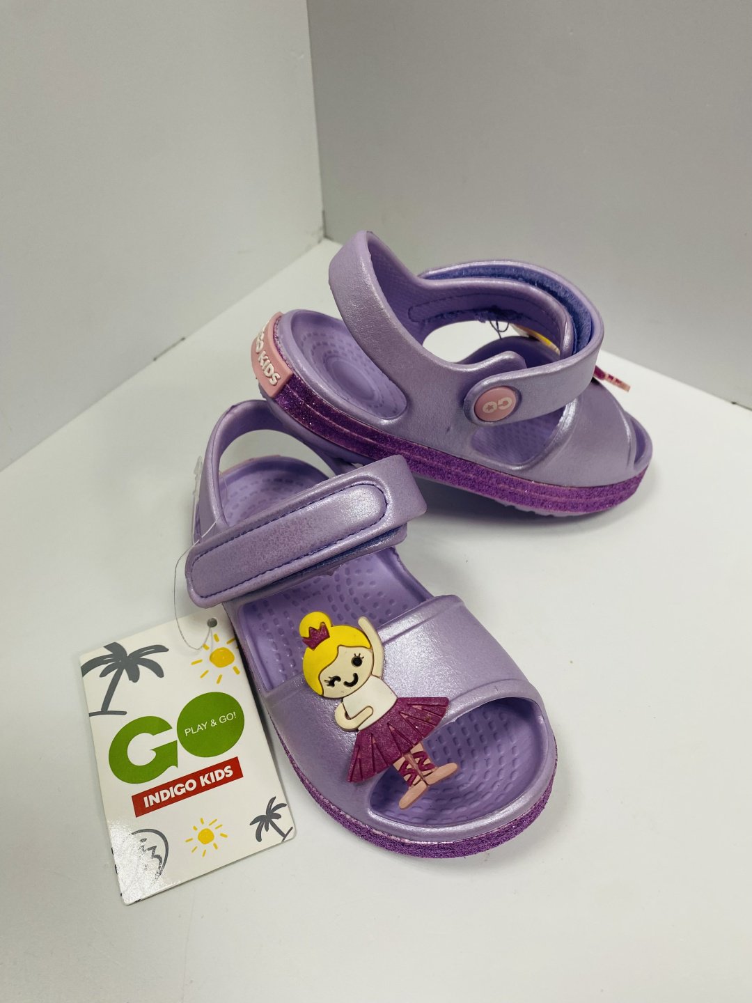 Сандалии Indigo Kids сиреневый купить,NaN