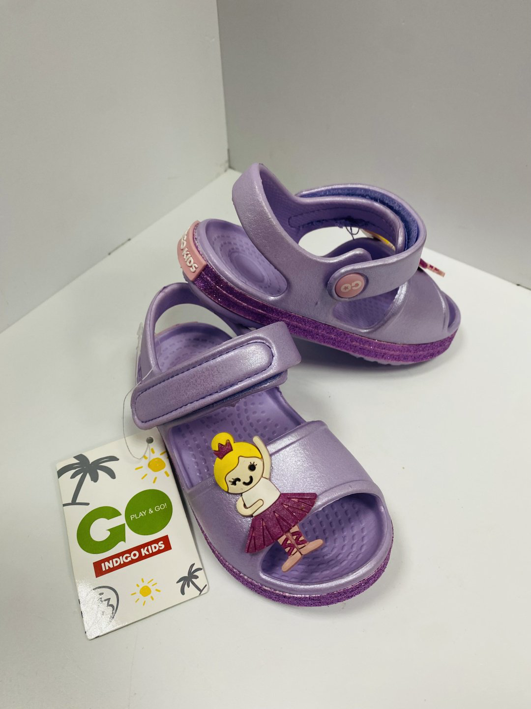 Сандалии Indigo Kids сиреневый купить,NaN