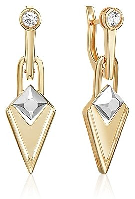 Серьги PLATINA 02-5035-00-201-1121 вес 4.72 г золото, топаз купить,NaN