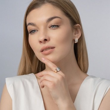 Кольцо ЮЗ Платина 01-5766-01-000-1111_17.5р 17.5р 3.3гр купить,NaN