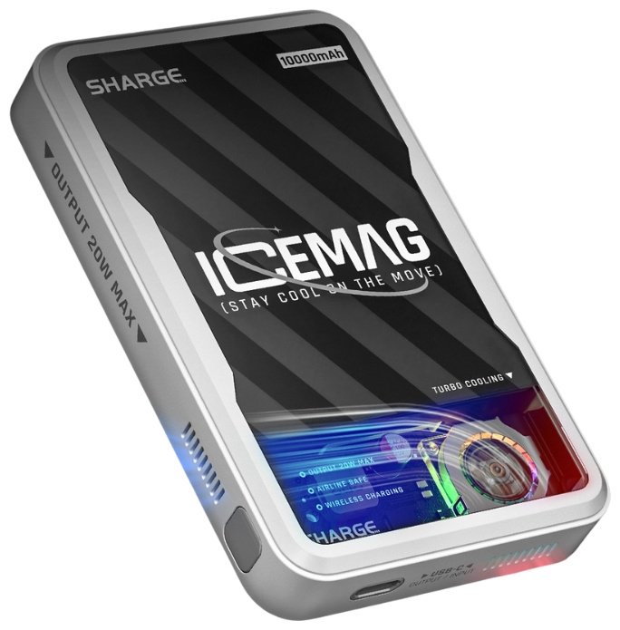 Внешний аккумулятор Sharge SP020A 10000 мАч белый