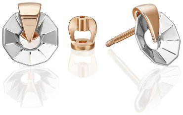 Серьги PLATINA 02-5367-00-000-1111 вес 1.53 г золото, без вставок купить,NaN