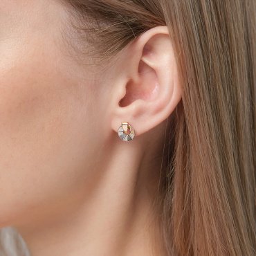 Серьги PLATINA 02-5367-00-000-1111 вес 1.53 г золото, без вставок купить,NaN