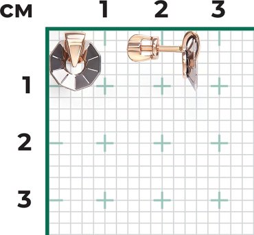Серьги PLATINA 02-5367-00-000-1111 вес 1.53 г золото, без вставок купить,NaN
