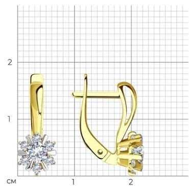 Серьги Sokolov 029760-2 2.55гр купить,NaN