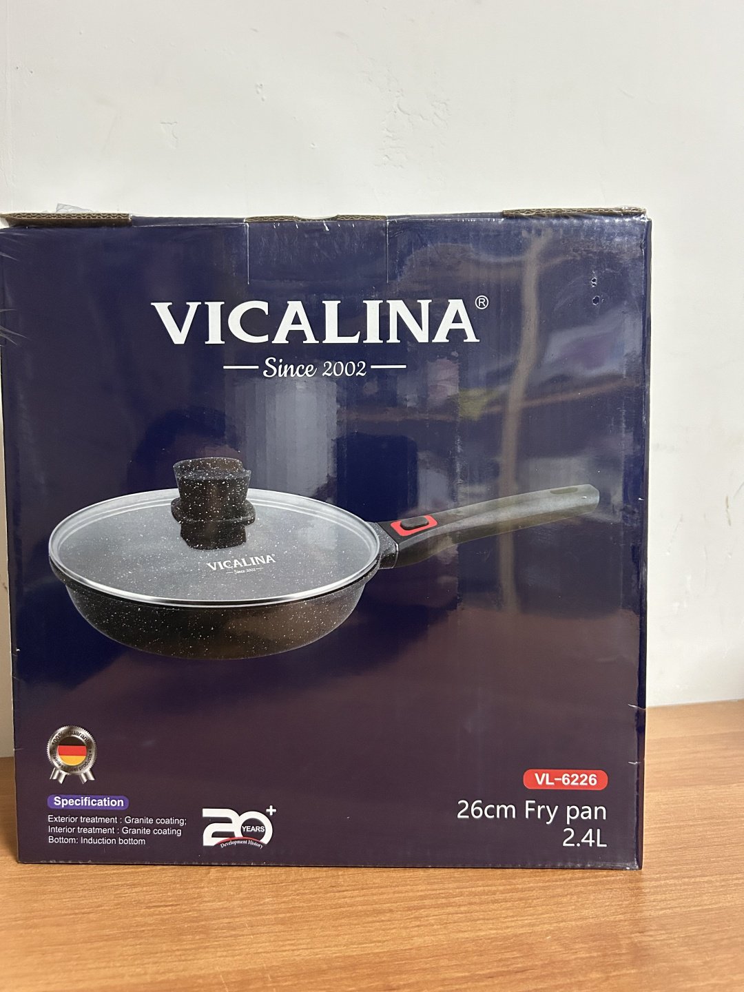 Сковорода Vicalina 26 см с антипригарным покрытием, алюминий