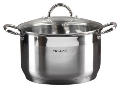 Кастрюля 9.2 л, Vicalina VL-1077 сталь