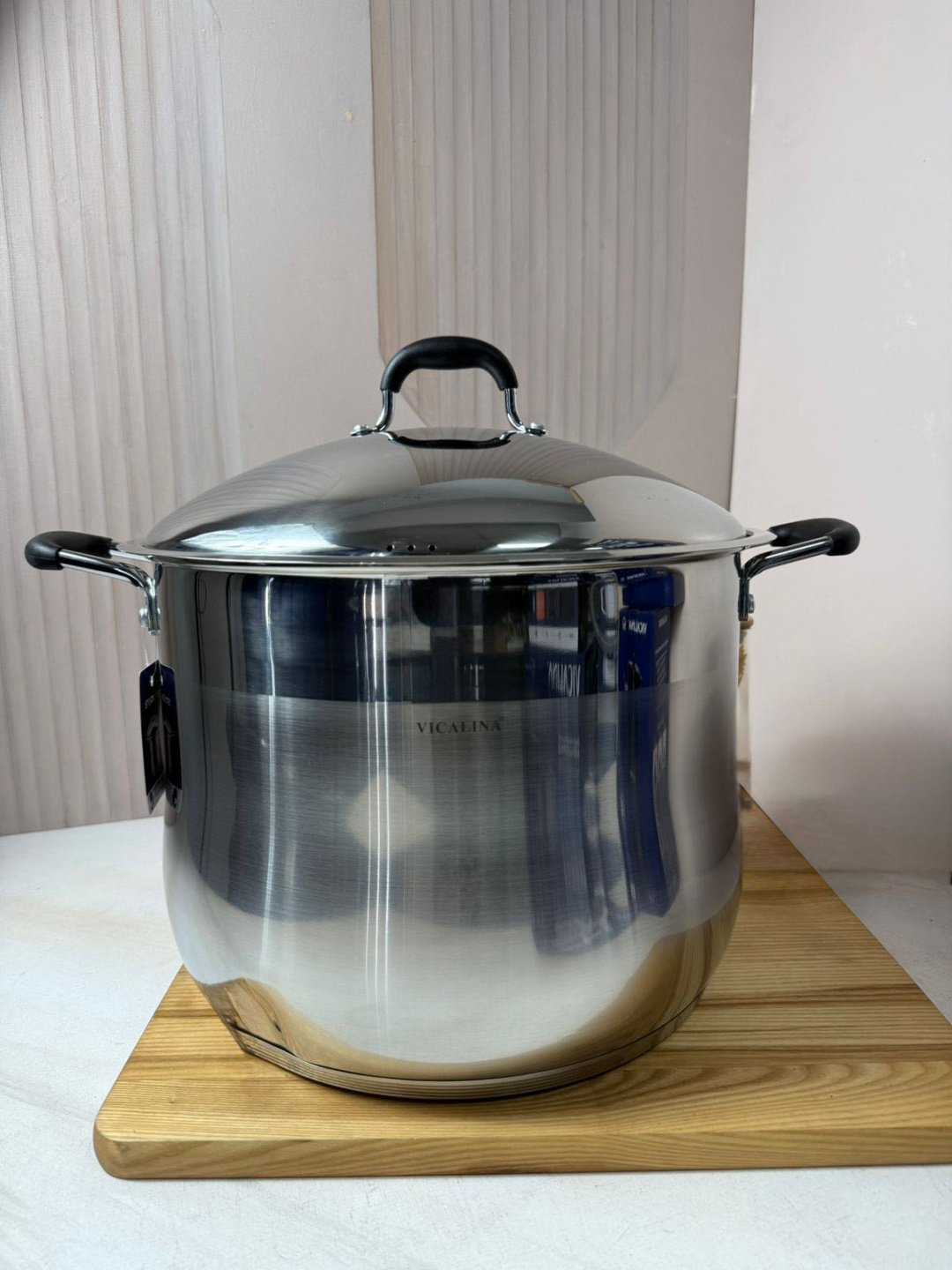 Кастрюля 20 л, Vicalina VL-34sm нержавеющая сталь