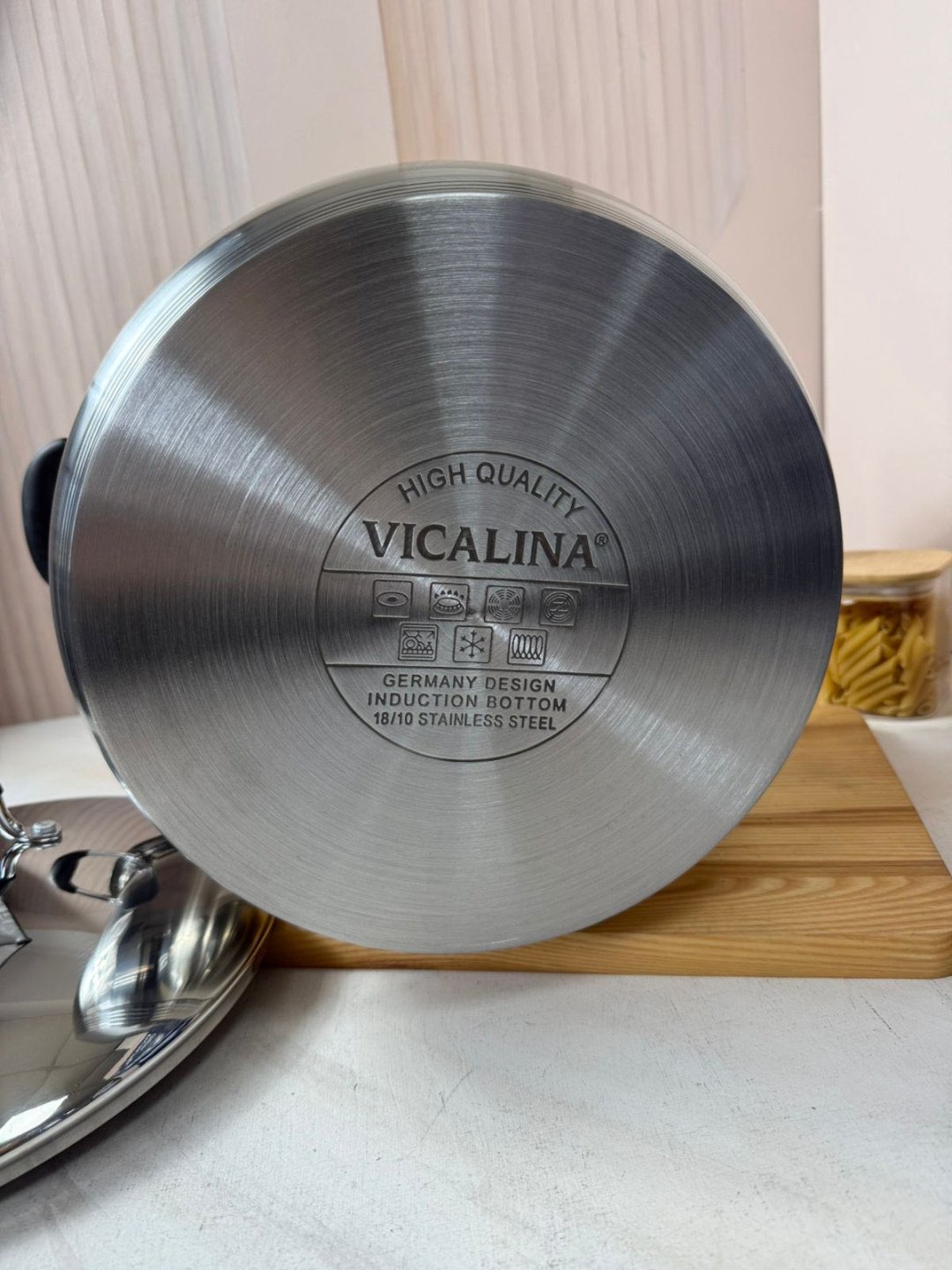 Кастрюля 20 л, Vicalina VL-34sm нержавеющая сталь