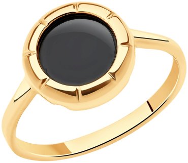 Кольцо LUXOR JEWELRY LUXOR 716094_17_1,64 размер 17 вес 1.64 г золото, агат купить,NaN