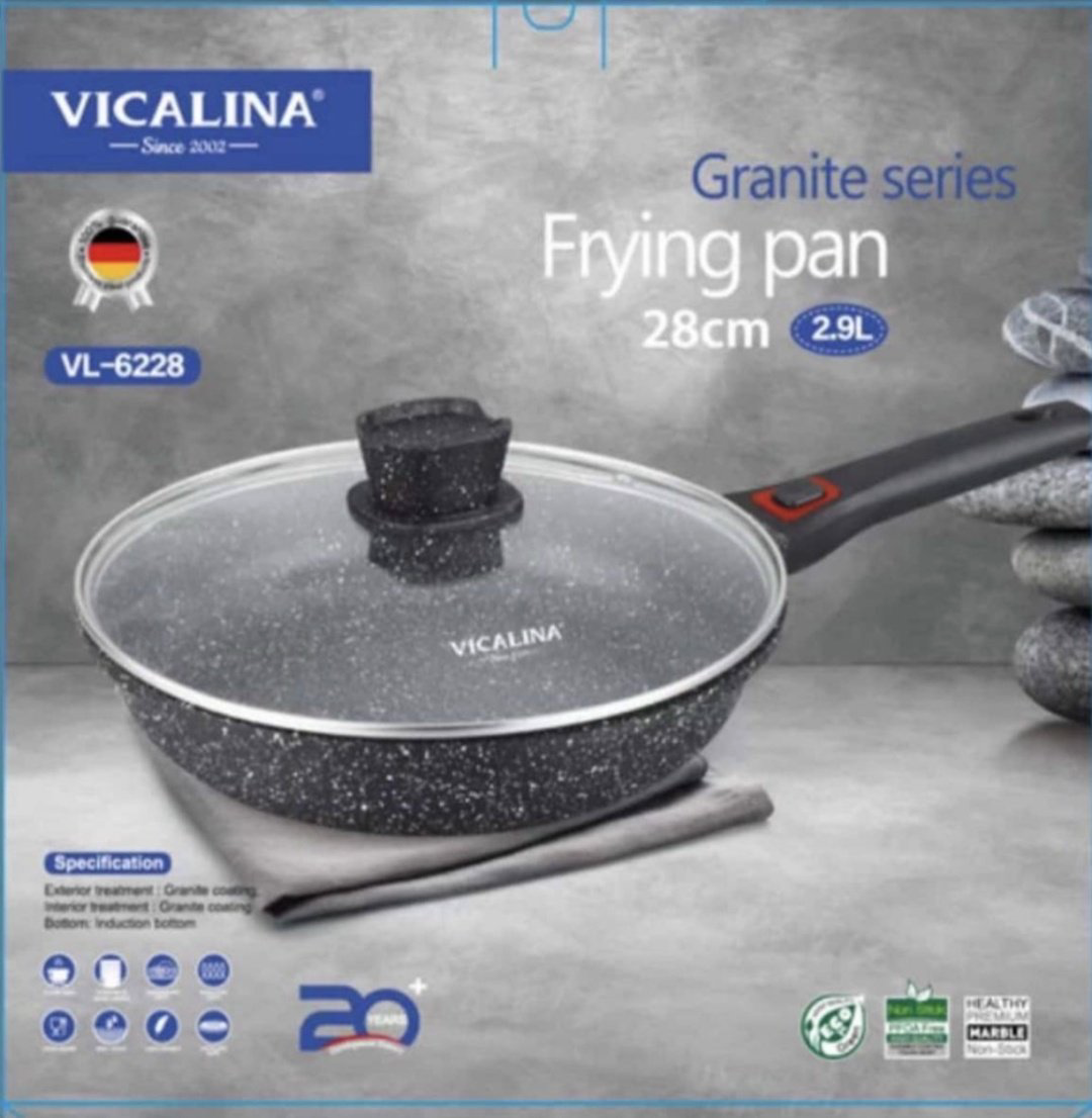 Сковорода Vicalina VL-6228 28 см с антипригарным покрытием, алюминий купить,NaN