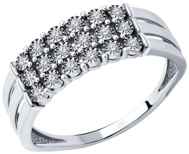 Комплект SOKOLOV 1022004-3 1012392-3 вес 6.01 г золото, бриллиант купить,NaN