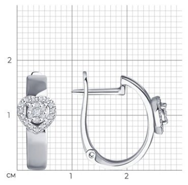 Серьги Sokolov 1022257-3 3.67гр купить,629615