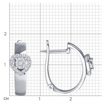 Серьги Sokolov 1022257-3 3.67гр купить,629615