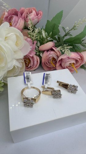 Комплект Italy Gold Italy12344321 вес 7.43 г 19 золото, фианит купить,517000