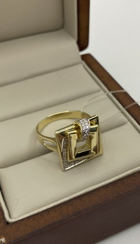 Комплект Exclusive Gold Exclusive 8567 вес 11.7 г золото, фианит купить,873950