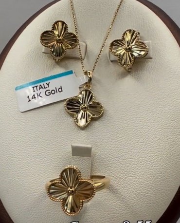 Комплект Exclusive Gold SharmGold87788 вес 10.42 г золото, без вставок - ForteMarket Комплект Exclusive Gold SharmGold87788 вес 10.42 г золото, без вставок купить,758000