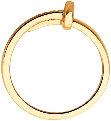 Кольцо LUXOR JEWELRY LUXOR 018883_16_2,56 размер 16 вес 2.56 г золото, без вставок купить,NaN