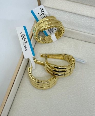 Комплект Exclusive Gold SharmGold877788 вес 8.69 г золото, без вставок купить,647650