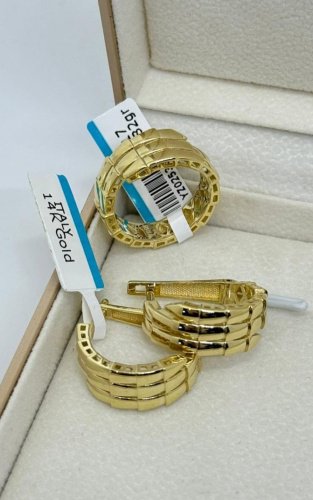Комплект Exclusive Gold SharmGold877788 вес 8.69 г золото, без вставок купить,647650