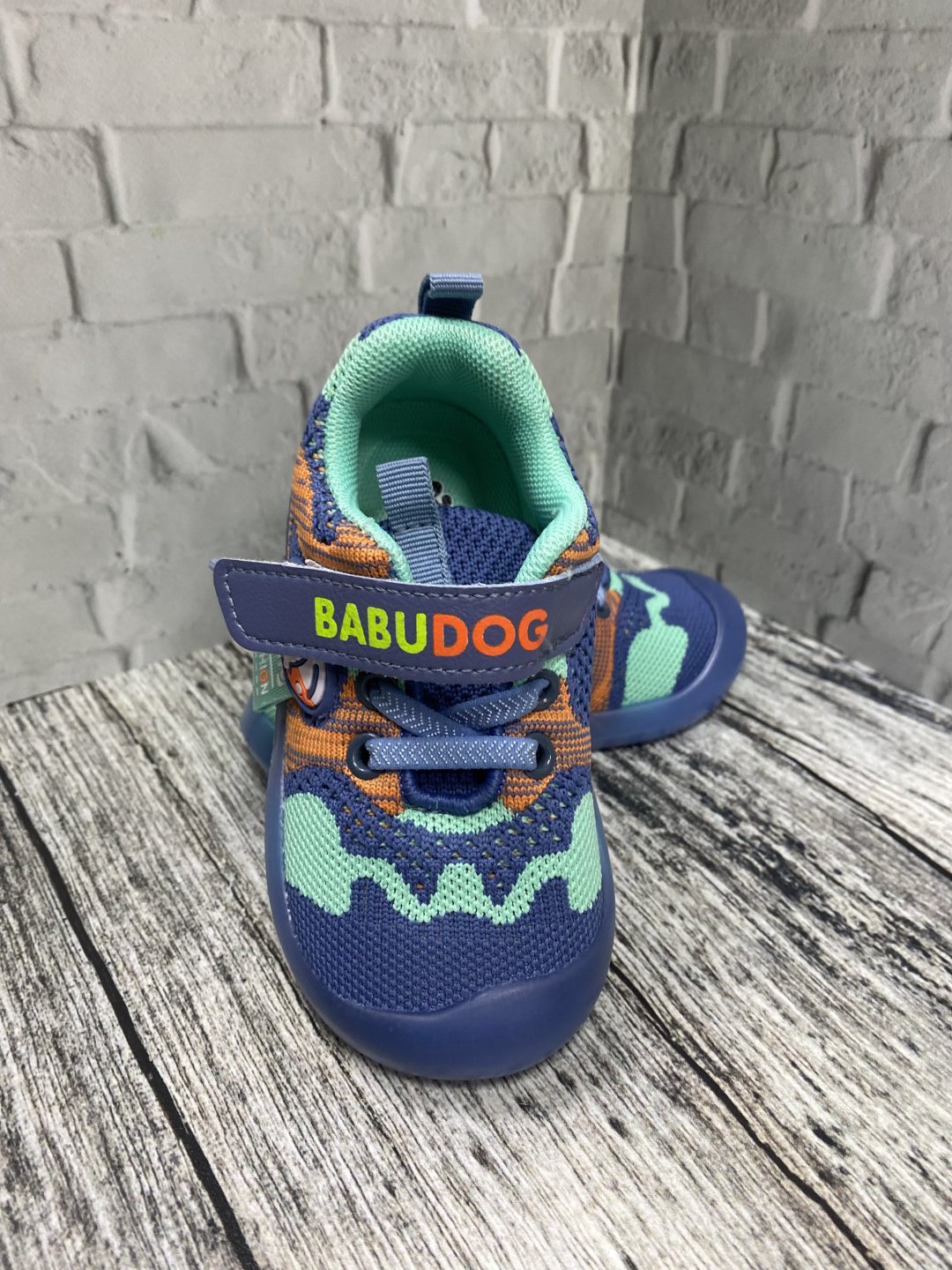 Кроссовки BABODOG бирюзовый, голубой купить,NaN