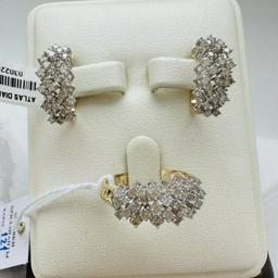 Комплект SAFIYA JEWELRY BRILCOM5 вес 7.5 г золото, бриллиант