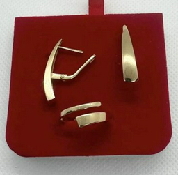 Комплект Exclusive Gold 8645788 вес 5.85 г золото, без вставок