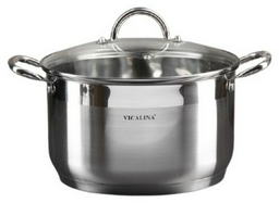 Кастрюля 9.2 л, Vicalina VL-1077 сталь