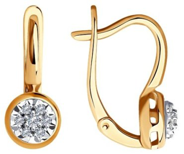 Серьги Sokolov 1021727 2.93гр купить,570638