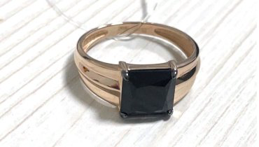 Кольцо Diamant 51-312-02445-1 размер 20 вес 3.85 г золото, оникс купить,NaN