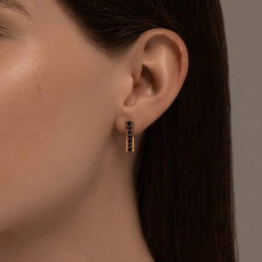 Серьги Diamant 51-220-02520-1 вес 3.13 г золото, сапфир купить,NaN
