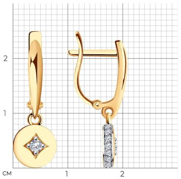 Серьги Sokolov 029426 2.39гр купить,NaN