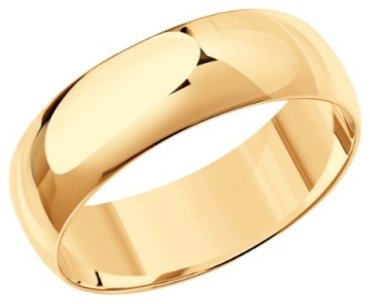 Кольцо Diamant 51-111-00328-1 размер 20.5 вес 3.48 г золото, без вставок купить,NaN