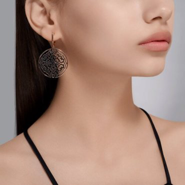 Серьги Diamant 51-121-02109-1 вес 6.59 г золото, без вставок купить,596569